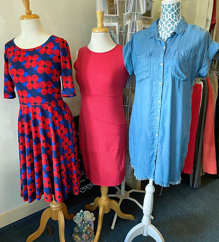 LuLaRoe & Body Fit Dresses (Denim dress-Sold)